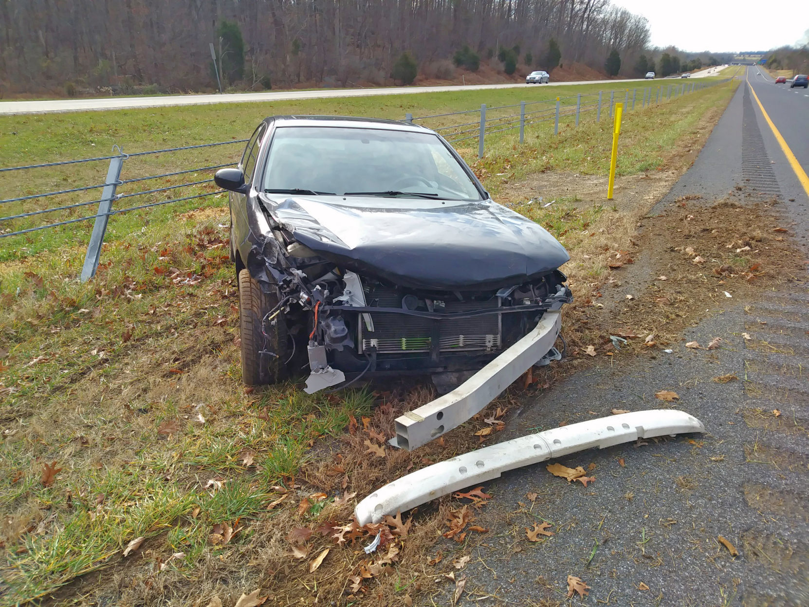 Sneeze causes crash